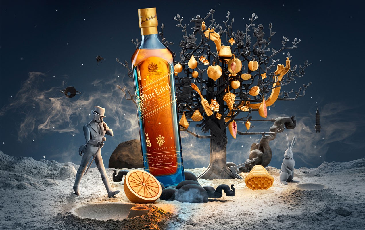 3D Printing for Johnnie Walker Campaign | INITION London