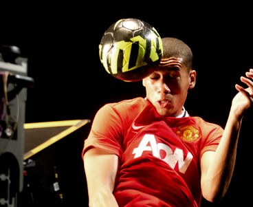 slow motion 3d man united