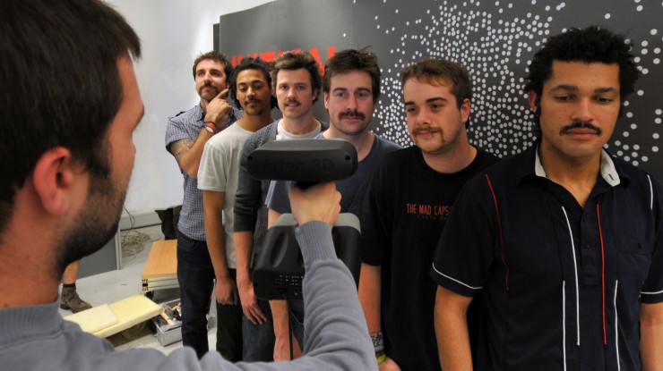 Inition Movember 3D Scan