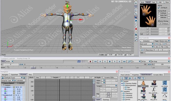 Autodesk MotionBuilder software