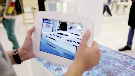 augmented reality AR yacht ipad app selfridges