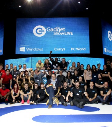 tetris crowd game world record gadget show live inition london