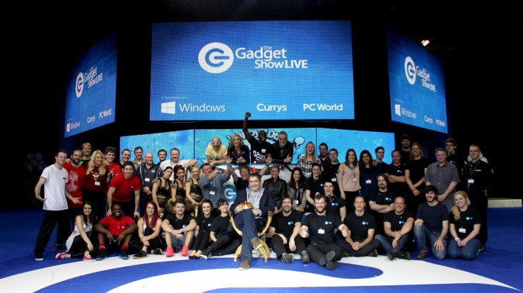 tetris crowd game world record gadget show live inition london