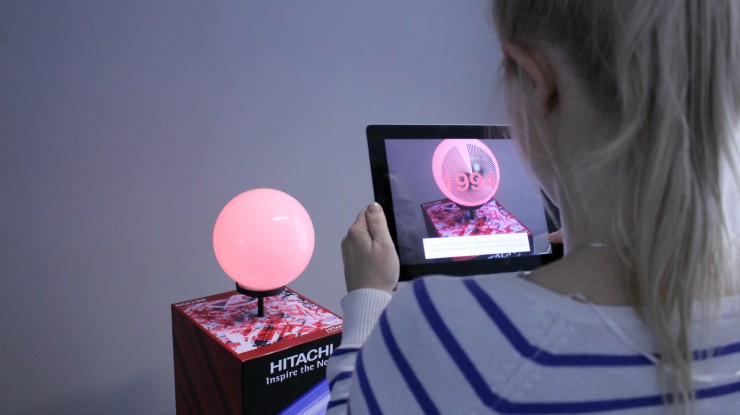 hitachi augmented reality plint project inition london