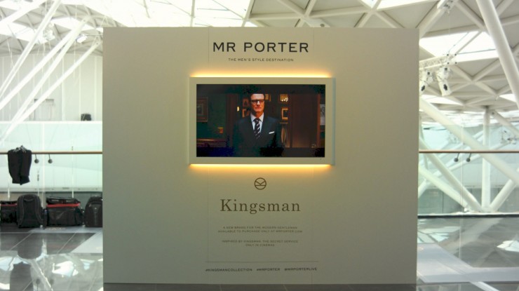 mr porter kingsman film collection westfield london inition technology