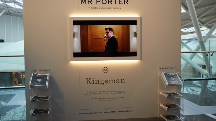 mr porter google kingsman film inition london