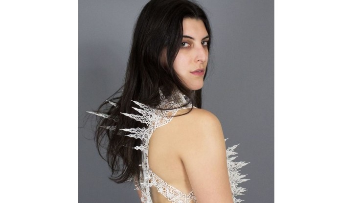 alexis walsh spire dress 3d printing fashion technology