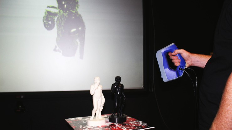 exclusive debut artec space spider 3d scanner inition london technology